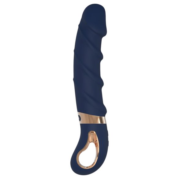 Goddess Belenos - vibrador punto G con calor - silicona azul