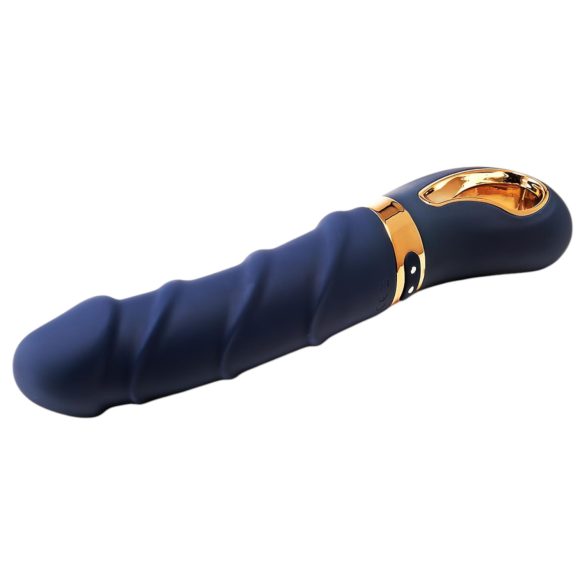 Goddess Belenos - vibrador punto G con calor - silicona azul