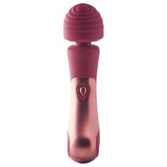 Vibrador recargable tipo varita (rojo)