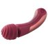 Vibrador recargable tipo varita (rojo)