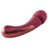 Vibrador recargable tipo varita (rojo)