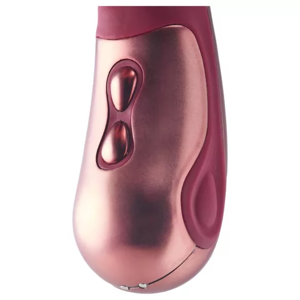 Dinky Jimmy K. Duo - Vibrador recargable con estimulador de clítoris - rojo