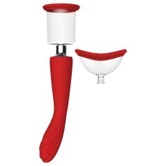 Red Revolution Georgia - Vibrador punto G y bomba para vagina (rojo)   Red Revolution Georgia - Vibrador punto G y bomba para vagina (rojo)