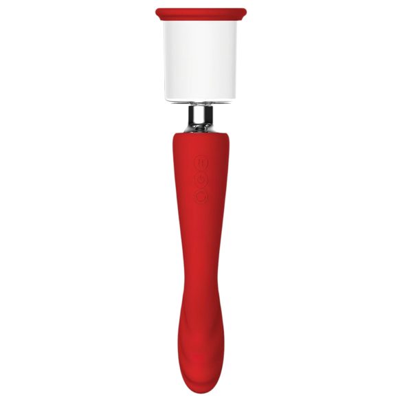 Red Revolution Georgia - Vibrador punto G y bomba vaginal - silicona roja