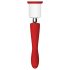 Red Revolution Georgia - Vibrador punto G y bomba para vagina (rojo)