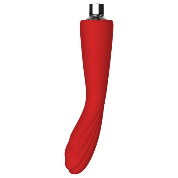 Red Revolution Georgia - Vibrador punto G y bomba vaginal - silicona roja