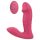 Dreamtoys - vibrador rosa con control remoto y empuje portátil