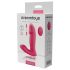 Dreamtoys - vibrador rosa con control remoto y empuje portátil