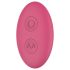 Dreamtoys - vibrador rosa con control remoto y empuje portátil