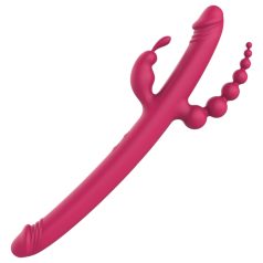   Dreamtoys Anywhere Placer Vibrador - recargable, 4 puntas (rosa)