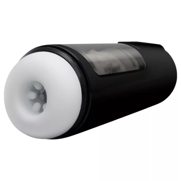 Dreamtoys Blowtech - masturbador vibrante con movimiento (negro)