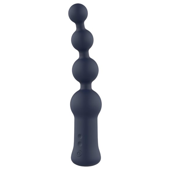 Startroopers Hubble - consolador anal recargable con perlas (negro)
