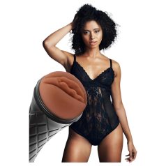   The Girl Next Door Marly - vagina realista en estuche (marrón)