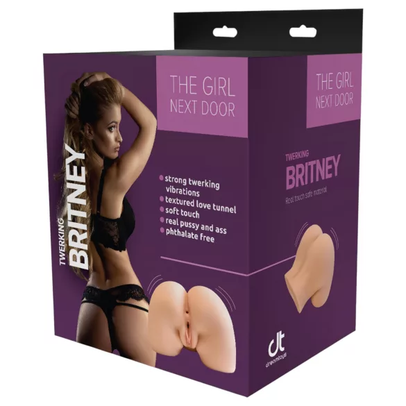 The Girl Next Door Britney - masturbador vibrador - realista - color natural