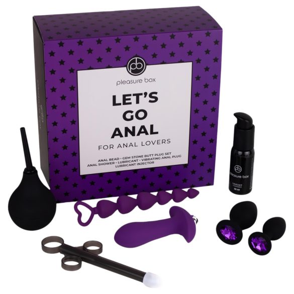 Pleasure Box Let's Go Anal - set anal completo - 7 piezas