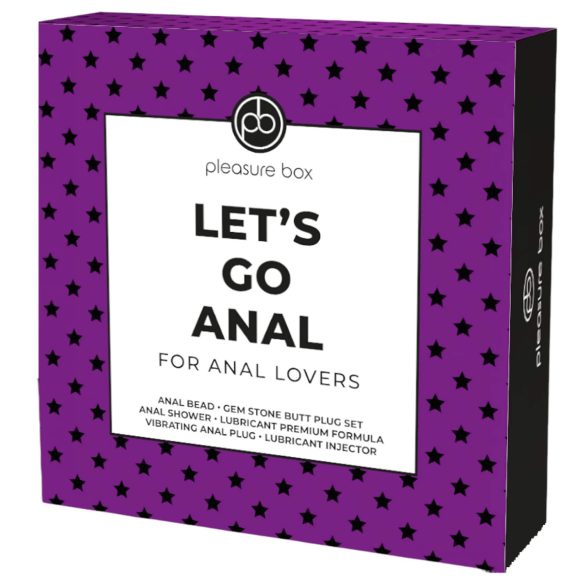 Pleasure Box Let's Go Anal - kit anal completo - 7 piezas