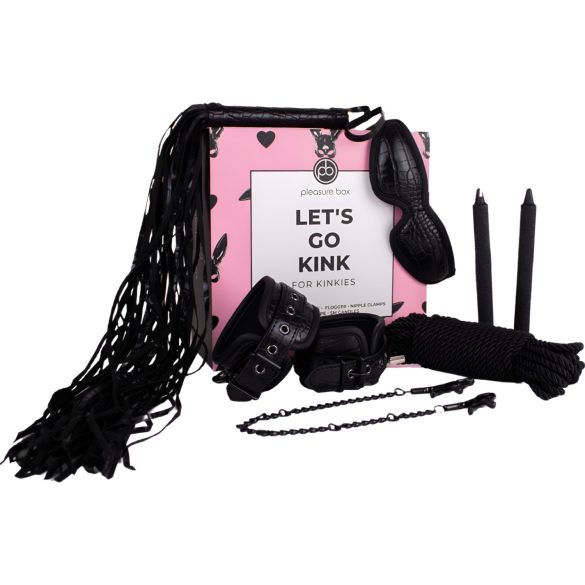 Pleasure Box Let's Go Kink - set de ataduras - 6 piezas