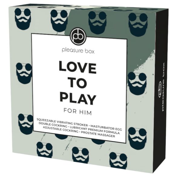 Pleasure Box Love to Play - set masturbador masculino - 6 piezas