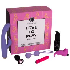 Set de vibrador 6 piezas - rosa/lila