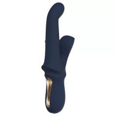   Diosa Iris - vibrador con brazo para el clítoris con perlas (azul)