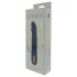 Goddess - vibrador con perlas rotatorias y movimiento de empuje (azul oscuro)