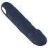 Goddess - vibrador con perlas rotatorias y movimiento de empuje (azul oscuro)