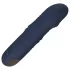 Goddess - vibrador con perlas rotatorias y movimiento de empuje (azul oscuro)