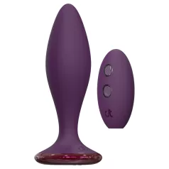Glam - vibrador anal con control remoto (lila)