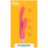 Dreamtoys - Vibrador punto G con estimulador de clítoris - silicona roja