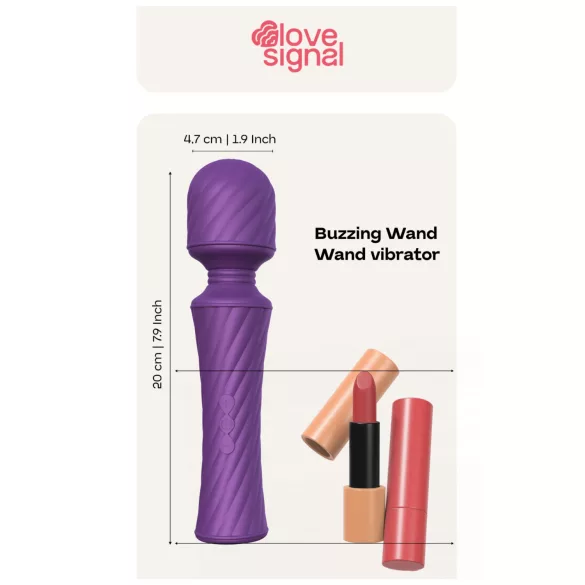 Dreamtoys - Vibrador masajeador recargable - silicona lila