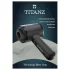 Pistola de Empuje Titanz Thrusting - masturbador automático (negro)