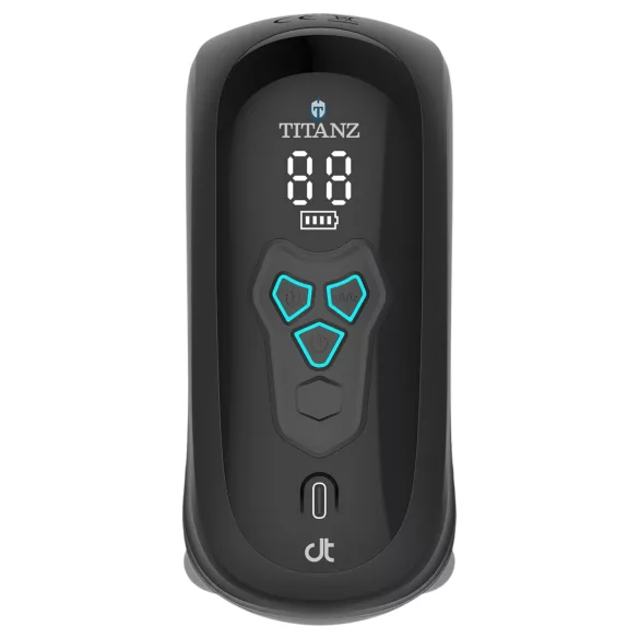 Titanz Auto Squeeze - masturbador automático (negro)