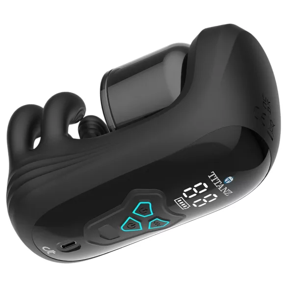 Titanz Auto Squeeze - masturbador automático (negro)
