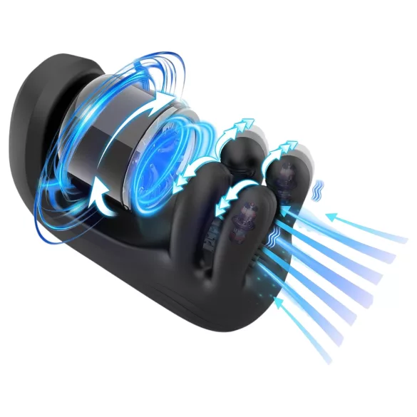 Titanz Auto Squeeze - masturbador automático (negro)