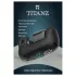 Titanz Auto Squeeze - masturbador automático (negro)