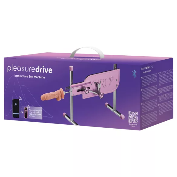 Kiiroo Pleasure Drive - máquina sexual inteligente - conectada - rosa