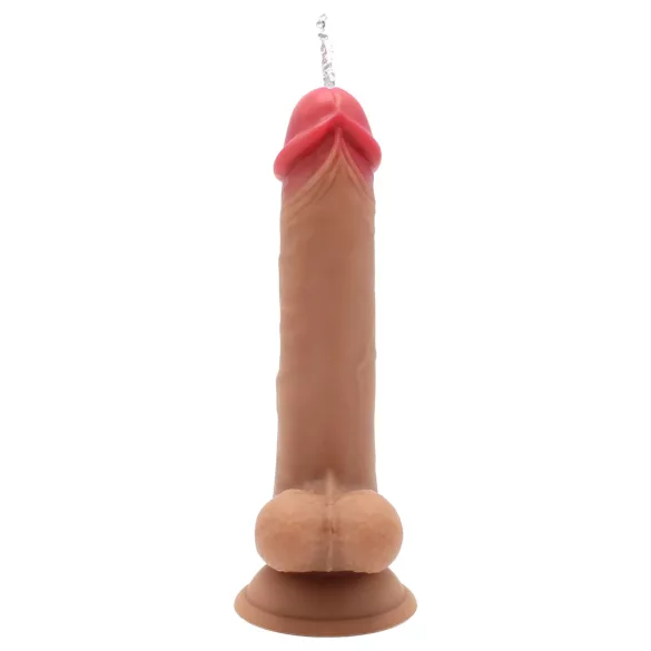 Kiotos Cox Power - consolador eyaculador vibrador con mando a distancia (color natural)