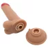 Kiotos Cox Power - consolador eyaculador vibrador con mando a distancia (color natural)