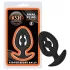 Kiotos - plug anal de silicona con dilatador S (negro)