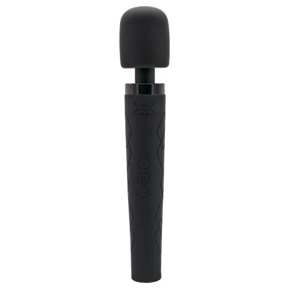 Pixey Deluxe Black Velvet - varita vibradora M (negra)