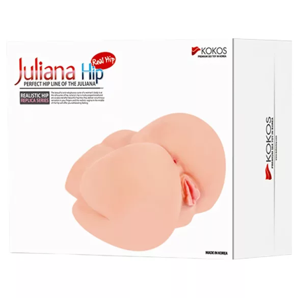 Kokos Juliana - masturbador de torso realista (color natural)