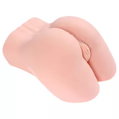   Kokos Hera - vagina y ano artificial realistas en forma de torso (color carne)