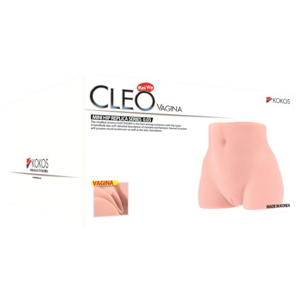 Kokos Cleo - masturbador realista de torso con vagina - silicona color natural