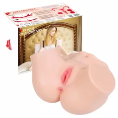   Kokos Adel Onahole - masturbador de torso realista (color natural)