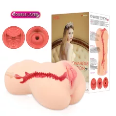   Kokos Onahole 001 XL - masturbador vaginal realista (color natural)