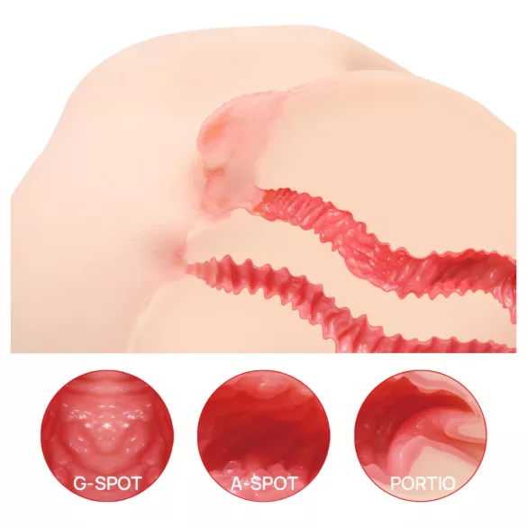 Kokos Vanilla 004 - masturbador torso realista - color natural