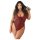 Allure - body rojo con estampado de leopardo
