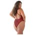 Allure - body rojo con estampado de leopardo