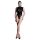 Allure Femme Fatale - body con paneles transparentes (negro) - M
