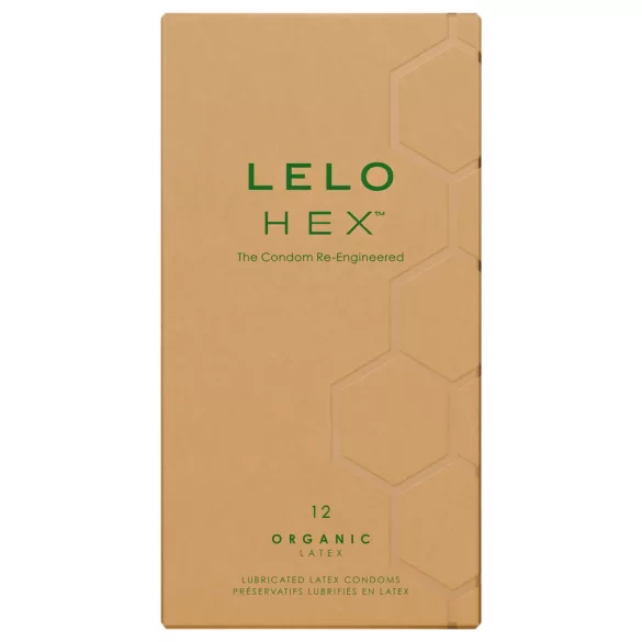LELO Hex Organic - preservativo fino natural - 12 unidades